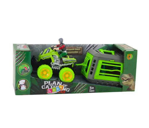 Quad Set With Driver Cage With Pterodactyl Dinosaur