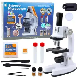 LED Educational Microscope Magnification 1200x Science Kit Accessories LED Educational Microscope Magnification 1200x Science Kit Accessories