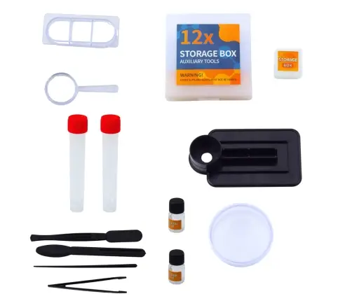 LED Educational Microscope Magnification 1200x Science Kit Accessories LED Educational Microscope Magnification 1200x Science Kit Accessories