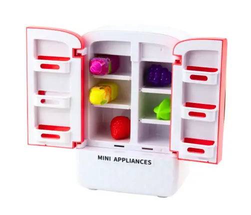 Toy Refrigerator For Kids Fruit Juice Lights Sounds Pink Toy Refrigerator For Kids Fruit Juice Lights Sounds Pink