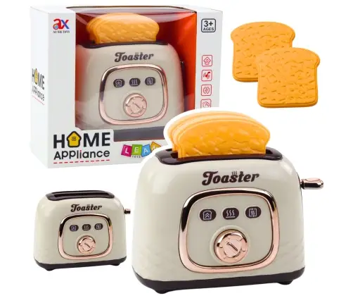 Toaster Toast For Kids Elegant Sound Effect Toast White