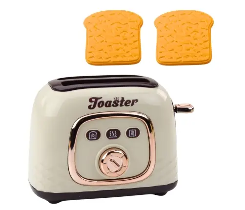 Toaster Toast For Kids Elegant Sound Effect Toast White