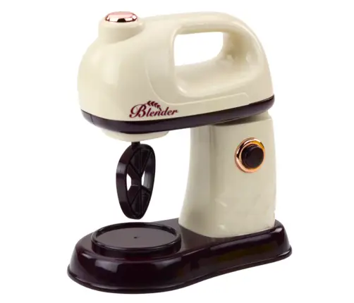 Kitchen Mixer Robot For Kids Rotating 360° Head Lights White