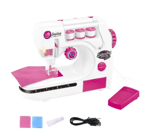 Sewing Machine For Kids Thread Material Lights Sounds Sewing Machine For Kids Thread Material Lights Sounds