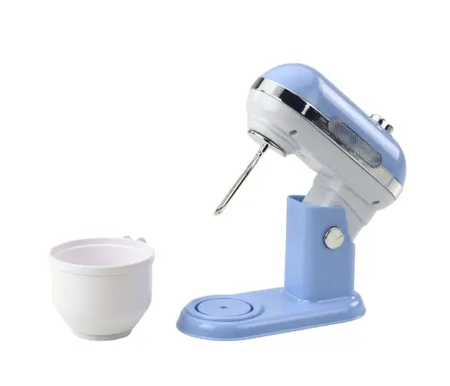 Mixer Kitchen Robot For Kids Lights Rotating Mechanism Blue