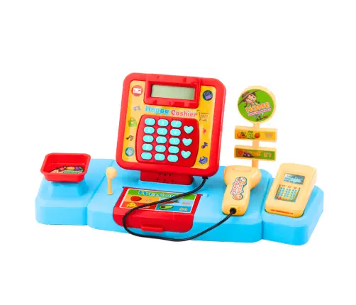 Shop Set Checkout Basket Food Products Lights Sounds Colorful