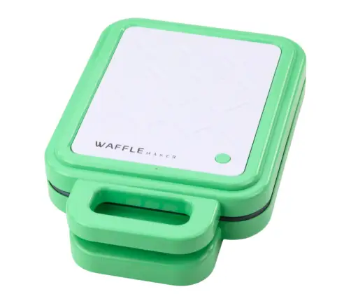 Toy Waffle Maker For Kids Battery Operated Light Blushing Green