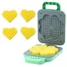 Toy Waffle Maker For Kids Battery Operated Light Blushing Green