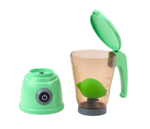 Electric Blender For Kids Fruit Cup Lights Sounds Green