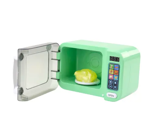 Microwave For Kids Rotating Chicken Lights Sounds Green
