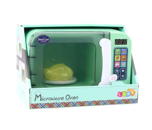 Microwave For Kids Rotating Chicken Lights Sounds Green