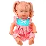 Baby Doll With Colorful Dress Pony Bottle Sound