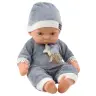Baby Doll in Gray Pajamas with Stars Hat Baby Doll in Gray Pajamas with Stars Hat