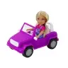 Ankiki Doll Set Convertible Car with Trailer and Horse