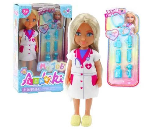 Ankiki Doctor Mini Doll Set with Treatment Accessories
