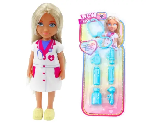 Ankiki Doctor Mini Doll Set with Treatment Accessories