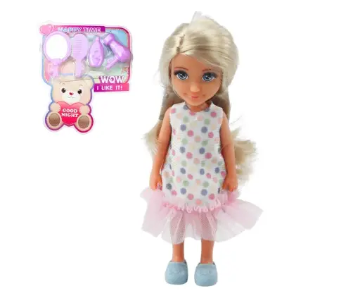 Ankiki Doll Set, Crib, Dressing Table with Mirror, Accessories