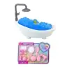 Ankiki Mini Doll Set with Bathtub and Care Accessories