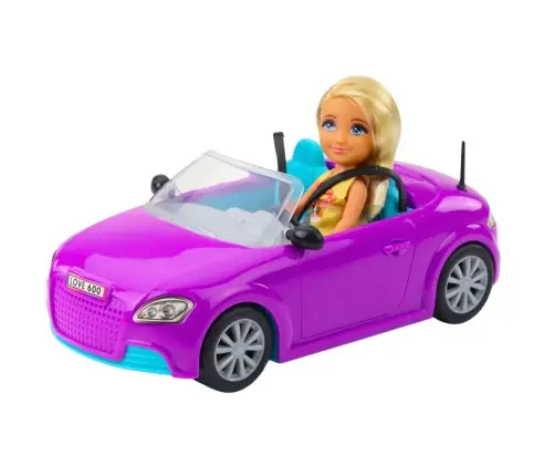 Ankiki Mini Doll Car Convertible Purple Set Ankiki Mini Doll Car Convertible Purple Set