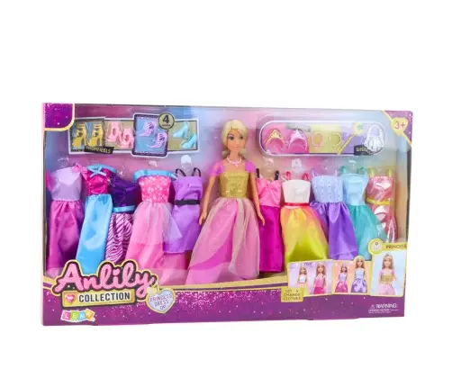 Large Fashion Set Anlily Collection Doll Dresses Accessories 24pcs. Large Fashion Set Anlily Collection Doll Dresses Accessories 24pcs.