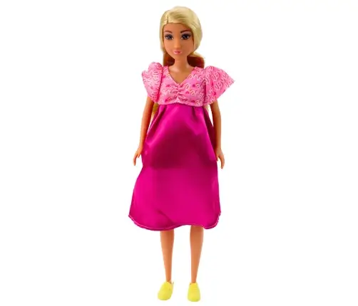 Anlily Pregnant Doll Pink Satin Dress Long Hair Anlily Pregnant Doll Pink Satin Dress Long Hair
