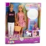 Anlily Doll Set: Girl with Boy, Hat, and Dog Accessories