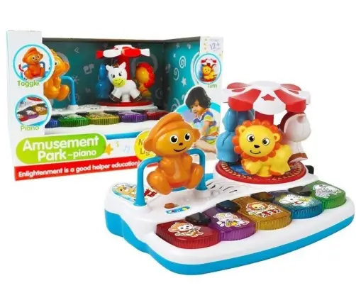 Colorful Piano with Animal For Kiddie