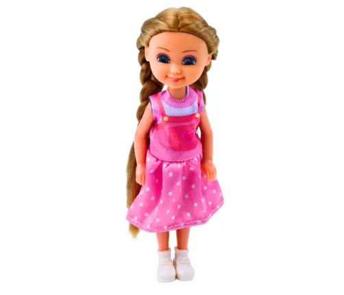 Mini Doll With Long Hair In Dress 15cm Mix Mini Doll With Long Hair In Dress 15cm Mix