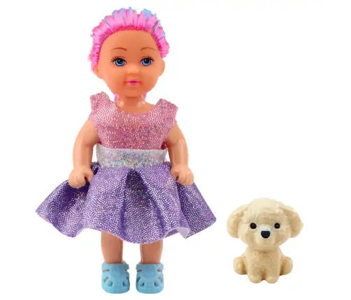 Mini Doll In Dress Set Pupil Mix 12cm Mini Doll In Dress Set Pupil Mix 12cm