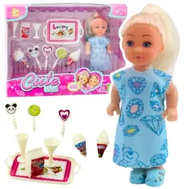 Mini Doll Sweet Accessories Blue Dress Set Mini Doll Sweet Accessories Blue Dress Set