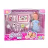 Mini Doll Sweet Accessories Blue Dress Set Mini Doll Sweet Accessories Blue Dress Set