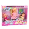 SET OF 3 MINI DOLLS BIRTHDAY PARTY BIRTHDAY DRESS 3 PCS.