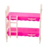 Mini Doll in Dress Double-decker Bed Dog Set Mini Doll in Dress Double-decker Bed Dog Set