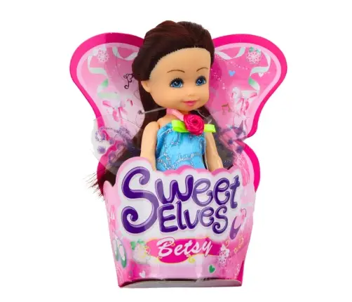 Mini Doll Fairy Elf Blue Purple Pink Mix 11.5cm Mini Doll Fairy Elf Blue Purple Pink Mix 11.5cm