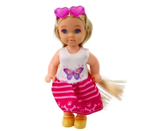 Mini Doll Set with Dog, Tent and Accessories Mini Doll Set with Dog, Tent and Accessories