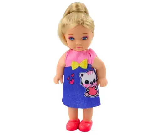Kaibibi Mini Doll Colorful Dress Long Hair 12 cm Mix