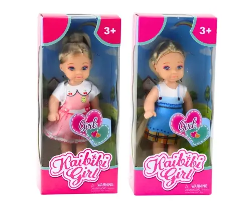 Kaibibi Mini Doll Colorful Dress Long Hair 12 cm Mix