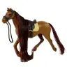 Horse With Long Mane Saddle Cup Brush Accessories Brown