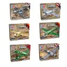 Set of Building Blocks Fighter Military Airplane Propulsion