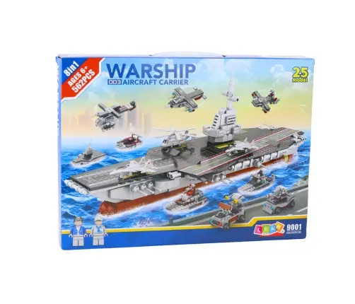 Aircraft Carrier Warship Construction Set 562pcs