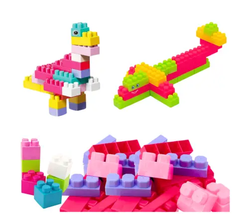BUILDING BLOCKS IN EDUCATIONAL BOX 230 ELEMENTS