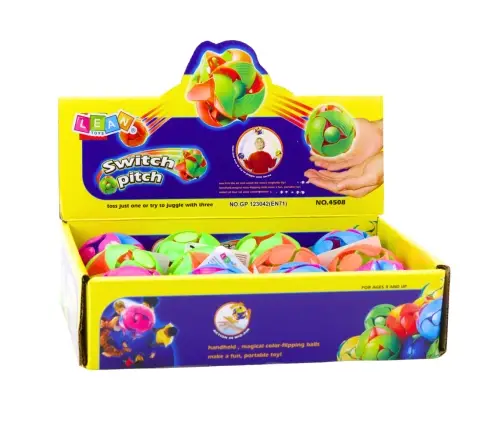 Color Changing Ball for Throwing and Juggling 6cm Colorful