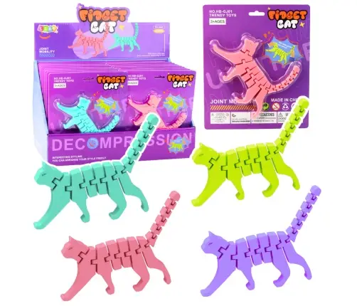 Cat Puzzle Fidget 3D Puzzle Flexible Bendable Mix