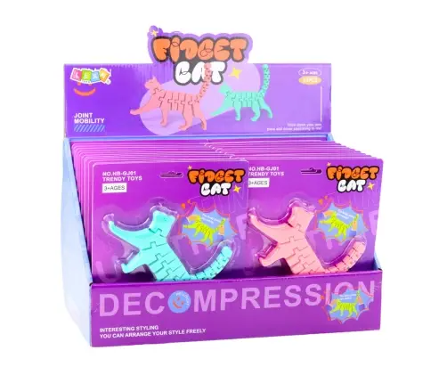Cat Puzzle Fidget 3D Puzzle Flexible Bendable Mix