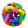 Braided Rubber Ball Sensory Play Ball Colorful 7.5cm