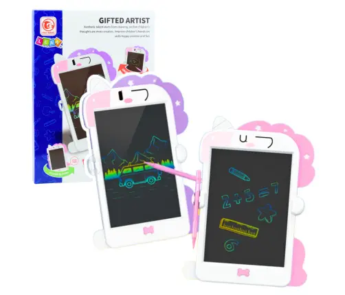 LCD Writing Drawing Board Stylus Unicorn Pink