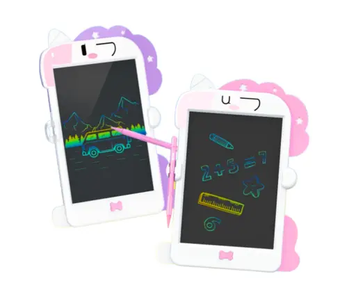 LCD Writing Drawing Board Stylus Unicorn Pink