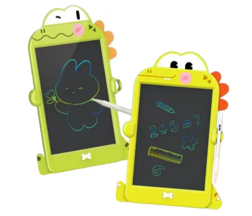 LCD Writing Drawing Board Dinosaur Stylus Green