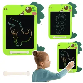 Marker Drawing Board Writing LCD Dinosaur Stylus Green