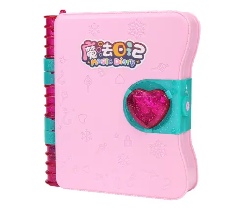 Secret Diary Padlock Notebook Locker Key Accessories Pink